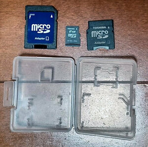 マイクロSD(2GB), アダプター2点