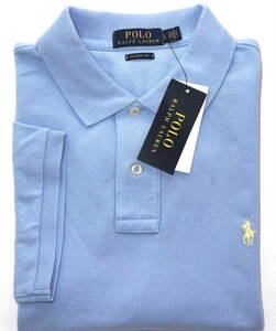【新品】ラルフローレン ■ 鹿の子ポロシャツ ■ メンズ XL / US L ■ ブルー POLO RALPH LAUREN 正規品
