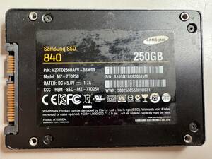 SAMSUNG【動作確認済み】SSD 250GB 0701