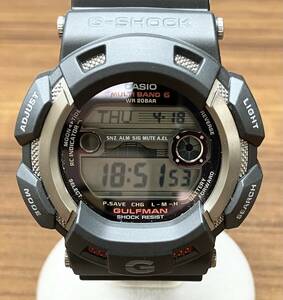 CASIO カシオ G-SHOCK ジーショック GULFMAN ガルフマン GW-9110 電波ソーラー デジタル ブラック 腕時計