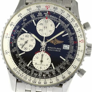 ブライトリング BREITLING A13330 ナビタイマー ファイターズ クロノグラフ デイト 自動巻き メンズ 良品 _805668