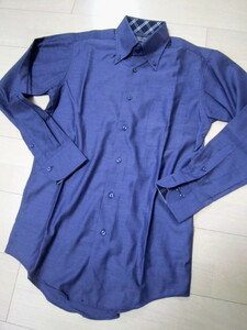【新品タグ無し】hiromichi nakano ヒロミチナカノ/ h.n.Shirts＊Slim model＊長袖Yシャツ 紳士メンズ＊小さめサイズ Sサイズ相当