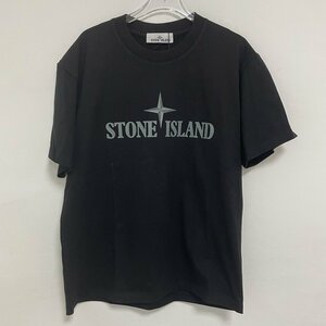 STONE ISLAND ストーンアイランド 半袖 ロゴ ブラック 希少 中古 Mサイズ