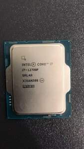 CPU インテル Intel Core I7-12700F プロセッサー 中古 動作未確認 ジャンク品 - A281