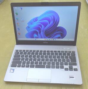 ２J２５４０　美品 富士通 LIFEBOOK S937/R Celeron 3965U ４GB 128GB(SSD) 13.3インチ FHD (1920×1080) Windows1１ Pro 64bit