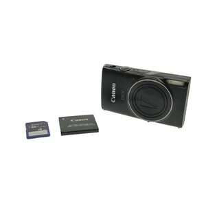 【動作美品】Canon IXY 650 PC2274 ブラック 2020万画素 光学12倍ズーム Wi-Fi対応 手振れ補正 バッテリー SDカード4GB付 デジカメ C4014
