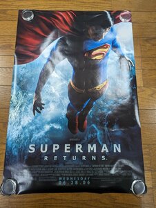 ○M324/US版1sh 両面印刷映画ポスター/【SUPERMAN RETURNS】(スーパーマン リターンズ)　ORG/Wednesday style/DS/ADV/1円～