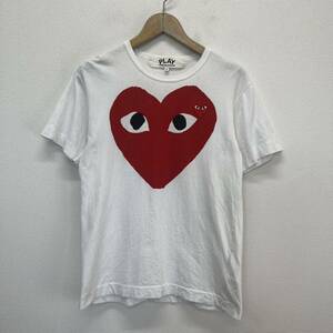 PLAY COMME des GARCONS プレイコムデギャルソン AZ-T026 S/S TEE RED HEART 半袖Tシャツ S 10108433