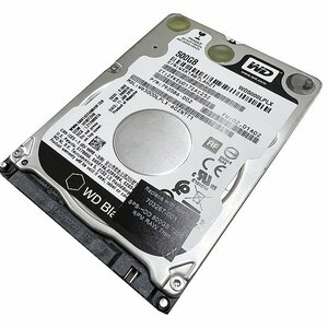 Western Digital WD5000LPLX 500GB 7mm厚 7200rpm ハードディスク SATA 2.5インチ HDD 中古品 PCパーツ 修理 部品 パーツ YA3031