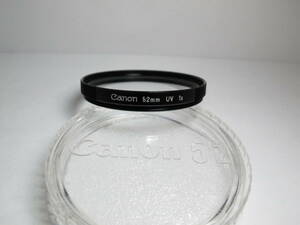 Canon Filter UV 1x 52mm　キャノン フィルター