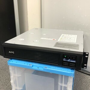 @S1529 現状品 保証無し 2Uラックモデル レール付属 高機能無停電電源装置 APC Smart-UPS1500(SMT1500RMJ2U) バッテリ交換期日Sep/9月/2021