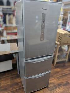 S85218 Panasonic パナソニック ３ドア大型冷凍冷蔵庫 NR-C37DM-S 全容積365L 自動製氷☓