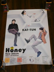 KAT-TUN / Honey 非売品レアポスター！ 亀梨和也　中丸雄一 上田竜也