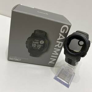 【中古】GARMIN ガーミン INSTINCT タフネスGPS アウトドアウォッチ 010-02034-12 ブラック 1円～