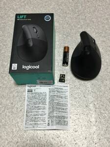 ロジクール logicool M800 ワイヤレスマウス LIFT M800GR（グラファイト）