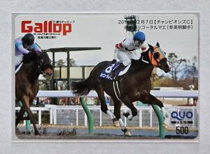 Gallop抽プレクオカード【チャンピオンズC】ホッコータルマエ