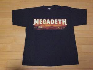 当時物 ビンテージ 90s MEGADETH メガデス Tシャツ SLAYER BEASTIE BOYS GUNS N ROSES METALLICA PANTERA NIRVANA BON JOVI POISON　KISS