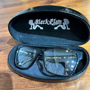 【即決】激レア 美品 2011モデル 20th 20周年 ANNIVERSARY LIMITED BLACK FLYS ブラックフライ 伊達メガネ ブラック メガネ サングラス