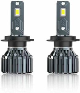 H7 h7 led H7 LEDヘッドライト 車用バルブ 新車検対応 H7 車用LEDバルブ H7 超高輝度12600LM6200