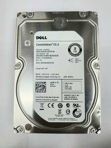 「中古品」DELL Constellation ES.3 ST2000NM0023 SAS 6 Gbps / 2 TB / RPM7.2K / F/W GS0D 動作未確認の現状品