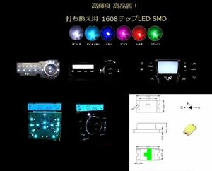 1608 LEDチップ　ブルー 5個セット！ Chip LED SMD