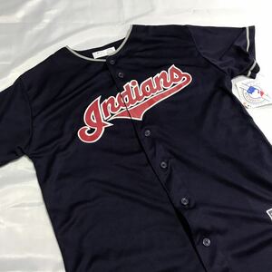 MLB クリーブランドインディアンス ジュニア レディース レプリカユニフォームシャツ 未使用 野球　ベースボールシャツ グッズ ユニホーム