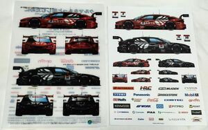 SUPER GT 2024 ARTA MUGEN CIVIC TYPE R-GT クリアファイル ステッカー　ホンダ・シビック　鈴木亜久里 野尻智紀 松下信治 大津弘樹 佐藤蓮