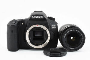 3586 【良品】 Canon EOS 60D EF-S 18-55mm F3.5-5.6 ISⅡ Camera キヤノン デジタル一眼レフカメラ AFズームレンズ 0501