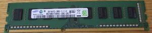 SAMSUNG PC3-12800 DDR3-1600 2GB 1枚 即決! 46_025