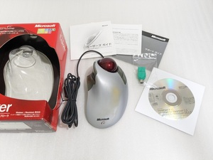 ■Microsoft Trackball Explorer 1.0 トラックボール マウス USB D68-00010