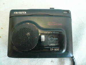 AIWA カセットレコーダー　TP-500　ジャンク品　昭和レトロ/当時物