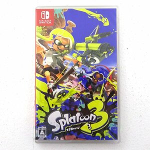 ★未開封★Nintendo Switch ソフト スプラトゥーン3 (ニンテンドースイッチ/任天堂/1円～) ★【GM646】