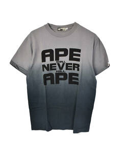 BAPE エイプ 90s グラデーション ロゴ グラフィック 半袖Tシャツ 841