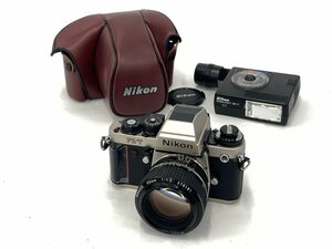 Nikon F3/F フィルムカメラ/レンズ/ストロボ セット ケース付き【CDAU5034】