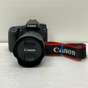 MIN【現状渡し品】 MSMK Cannon デジタル一眼レフカメラ EOS 80D/EF-S 18-135mm 箱なし キャノン 〈94-240430-ME-10-MIN〉