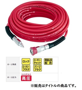 在庫 マックス プレミアムやわすべりほーす HH-6010S1 AH96440 高圧用エアホース 内径6.0mm 外径10.0mm 長さ10m MAX