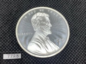 31.1グラム (新品) アメリカ「リンカーン ウィートセント」純銀 1オンス メダル