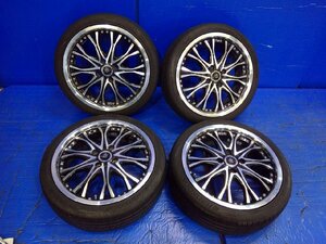 BADX LOXARNY 632 メッキ 16インチ アルミホイール 16x5.5J オフセット+48 4穴 PCD:100 4本セット センターキャップ付