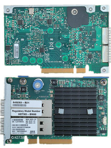 LANカード HPE 649283-B21 10Gb InfiniBand QDR/EN Dual Port 544FLR-QSFP Adapter