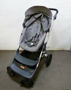 STOKKE　SCOOT2　A型ベビーカー カップホルダー付　バギー　メッシュ　両対面式　対象年齢6ヶ月～15kg　グレー　ストッケ　スクート