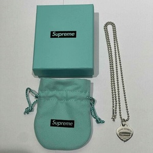 Supreme 21aw Tiffany & Co. Return to Tiffany Heart Tag Pendant シルバー925 シュプリーム ティファニー ハートタグ