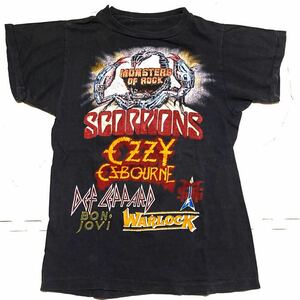 80sビンテージ OZZY OSBOURNE SCORPIONS DEF LEPPARD オジーオズボーン バンドTシャツ NIRVANA METALLICA AEROSMITH IRON MAIDEN