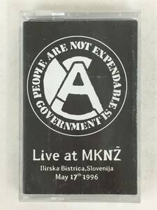 ■□Q561 Aus-Rotten Live at MKNZ Slovenija May 17th 1996 カセットテープ□■