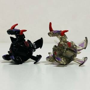 【中古品】SEGATOYS セガトイズ 爆丸 ダークオン・クロス・ドラゴノイド 2個セット フィギュア