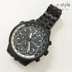 O251a [動作品] CITIZEN シチズン 腕時計 ブラック COLLECTION Wena 3 CA0088-61E | ファッション小物 N