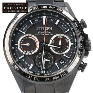 CITIZEN シチズン CC4014-62E アテッサ ACT Line ブラックチタンシリーズ エコドライブ GPS衛星電波 腕時計 ブラック メンズ