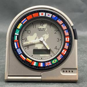 a-75392 セイコー SEIKO クウォーツ NHK 時計 QU907F 動作未確認 現状品 昭和レトロ 本体のみ