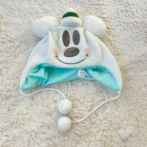 TDR ミッキーファンキャップ　被り物　ミッキー雪だるまファンキャップ　レア　Disney TDR