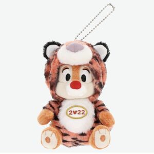 新品　ディズニー　デール　干支　ぬいぐるみバッジ　ぬいば　干支ぬい　とら　寅　2022 ディズニーリゾート　えと　トラ　チップ＆デール