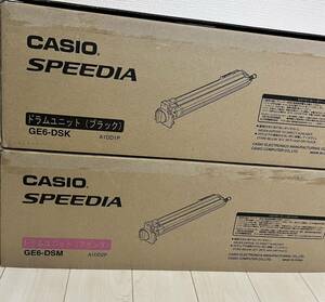 ★未使用★カシオ CASIO GE6000 ドラムユニット GE6-DSKブラック /GE6-DSM マゼンタ/ 2色